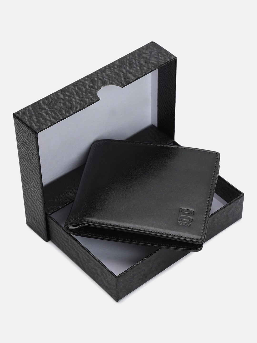 

BAGATT Capua Men Leather Money Clip, Black