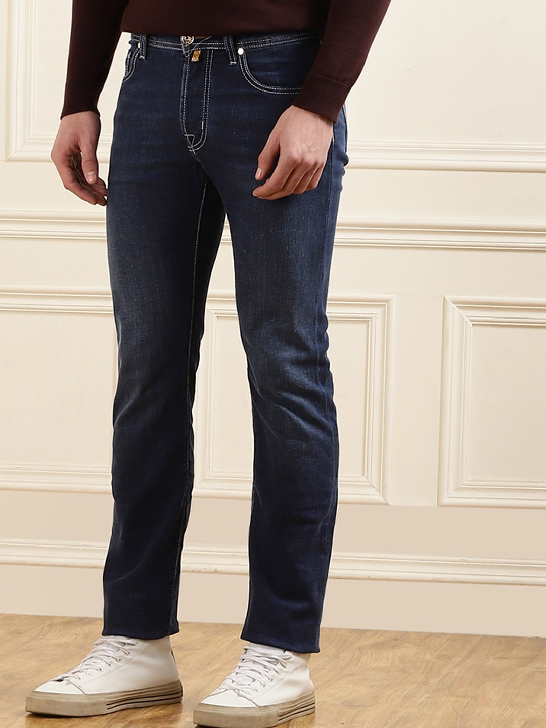 

Jacob Cohen Slim Fit Clean Look Pure Cotton Jeans, Black