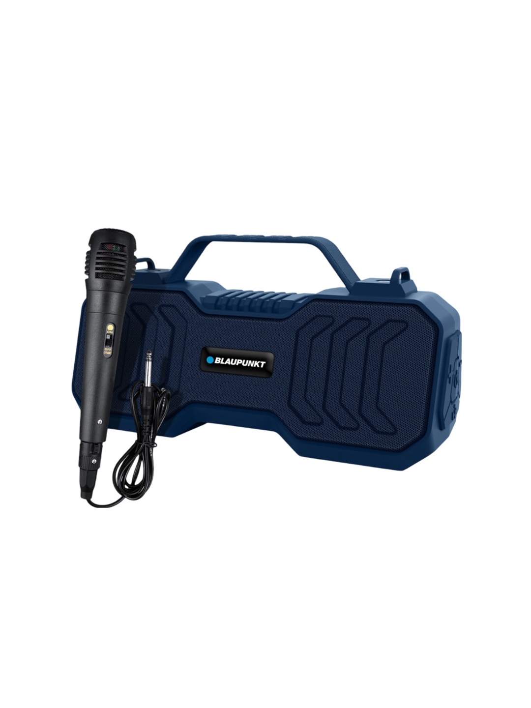 

BLAUPUNKT ATOMIK BB20 Wireless Bluetooth Speaker With Dual Passive Radiator, Navy blue