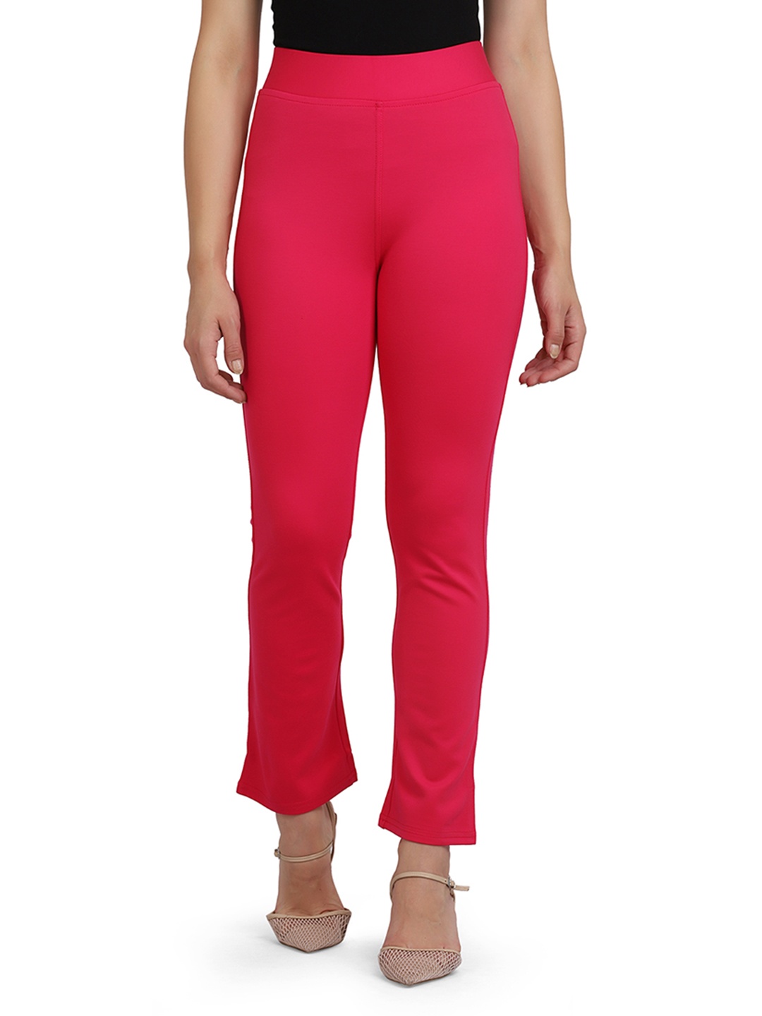 

SPIFFY Women Regular Fit Jeggings, Magenta