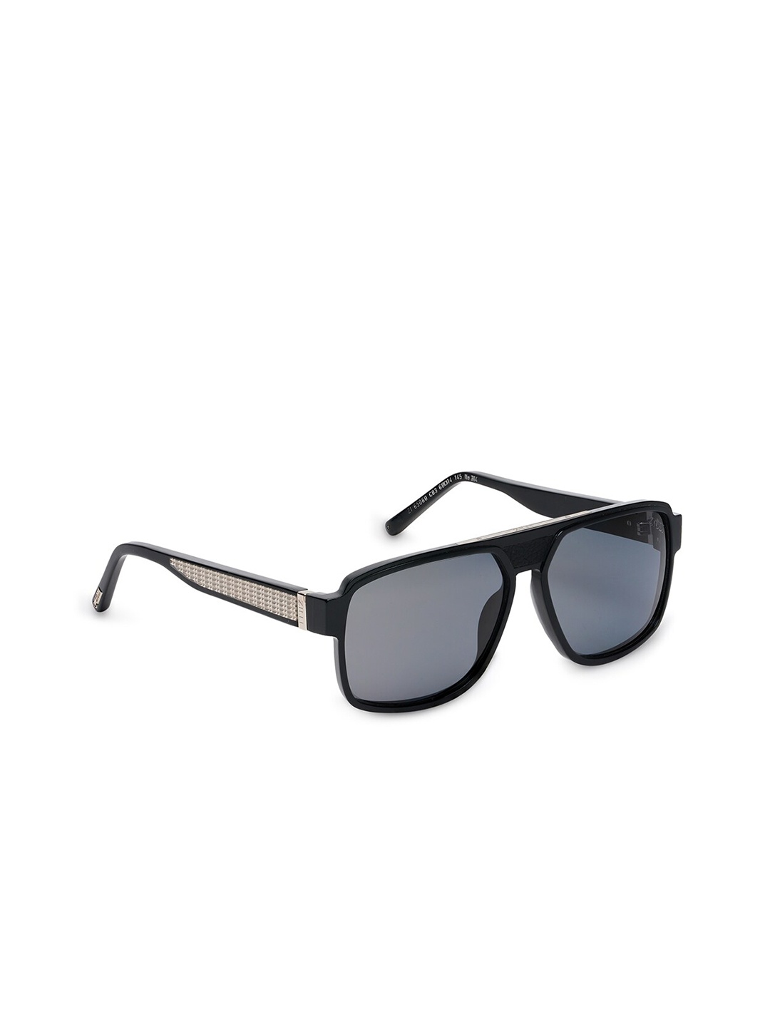 

ZILLI Unisex Square Sunglasses with UV Protected Lens-ZI65060 C03, Black