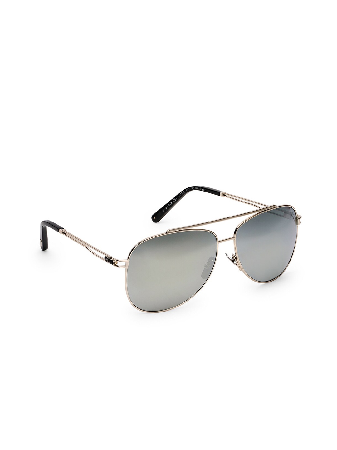 

ZILLI Unisex Aviator Sunglasses with UV Protected Lens ZI65076, Grey