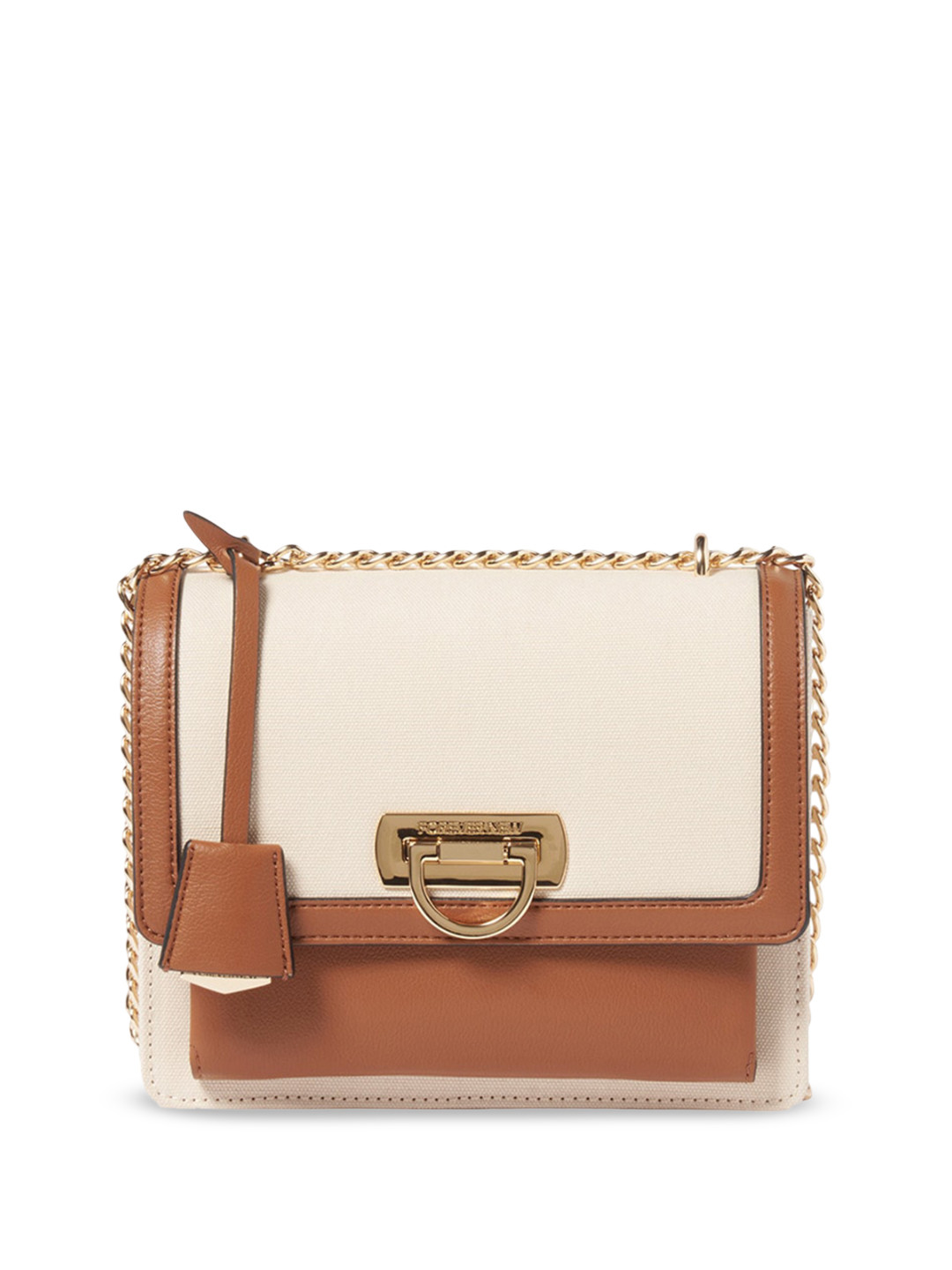 

Forever New Textured Structured Handheld Bag, Beige