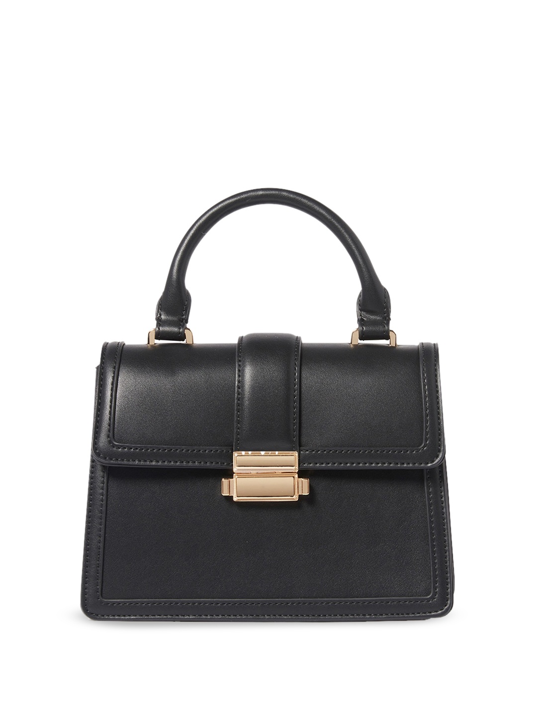 

Forever New Textured Bowling Satchel, Black