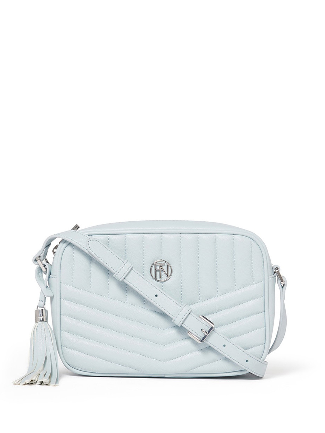

Forever New Textured Structured Sling Bag, Blue