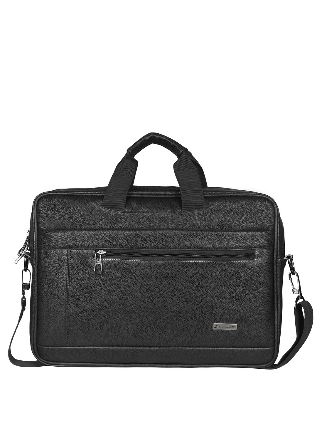 

Harissons Unisex Textured Messenger Bag, Black