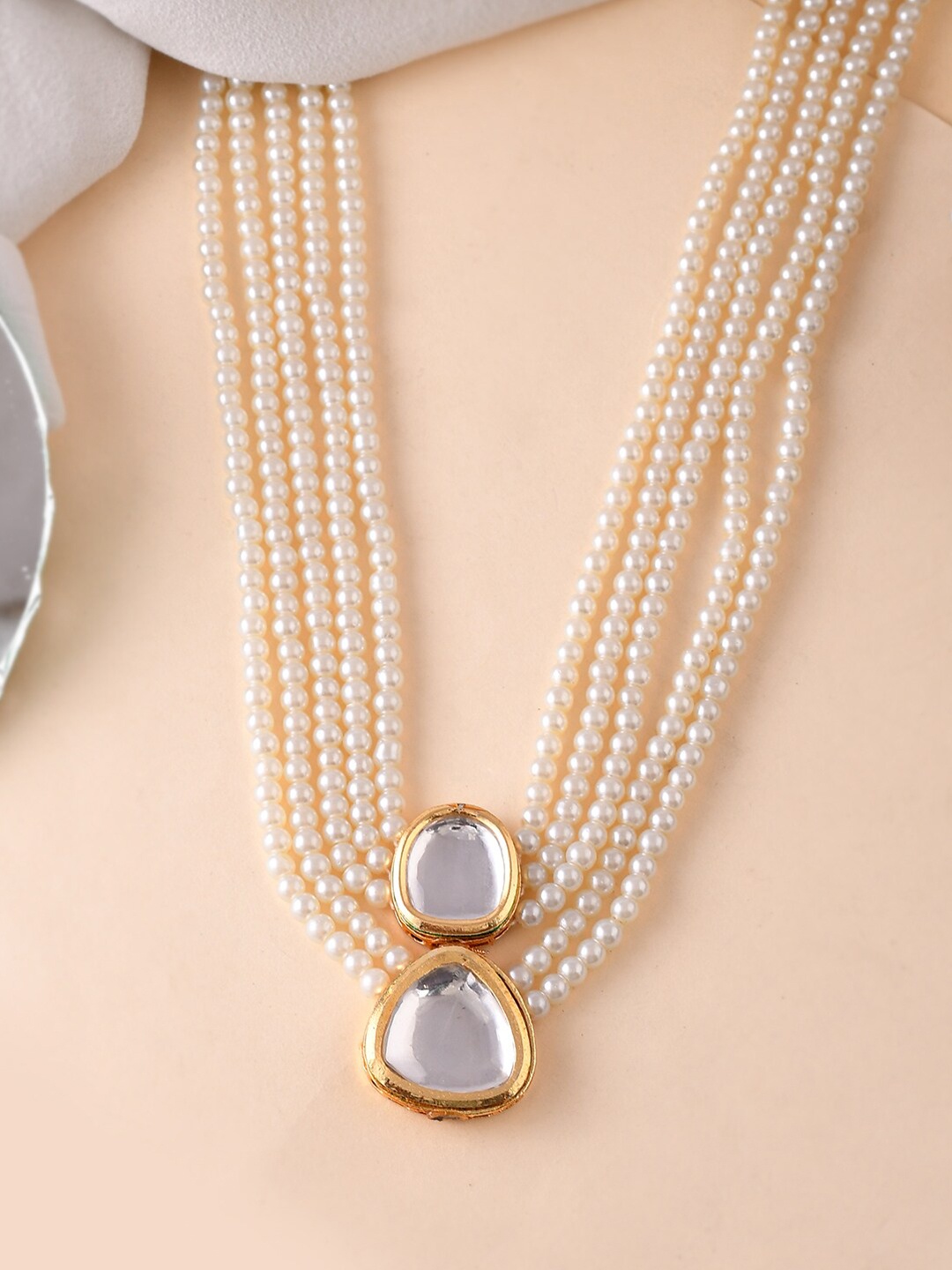 

Silvermerc Designs Brass Gold-Plated Necklace