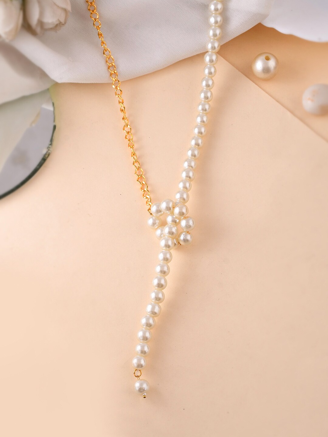 

Silvermerc Designs Brass Gold-Plated Handcrafted Necklace