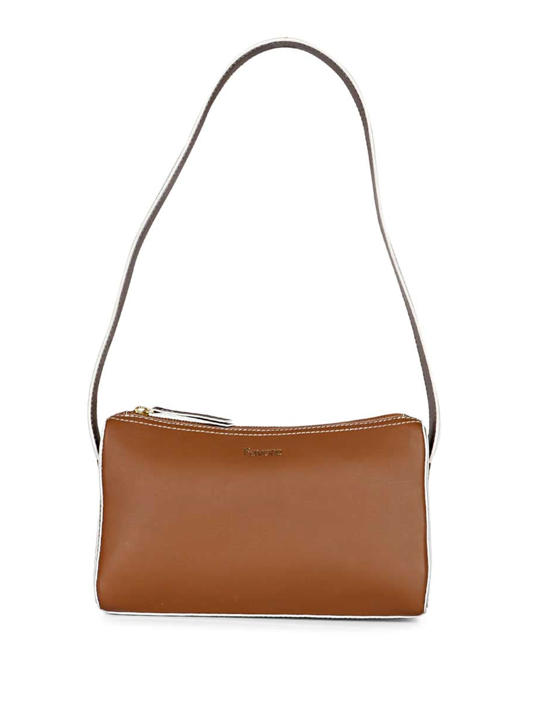 Favore Leather Bucket Sling Bag, Brown