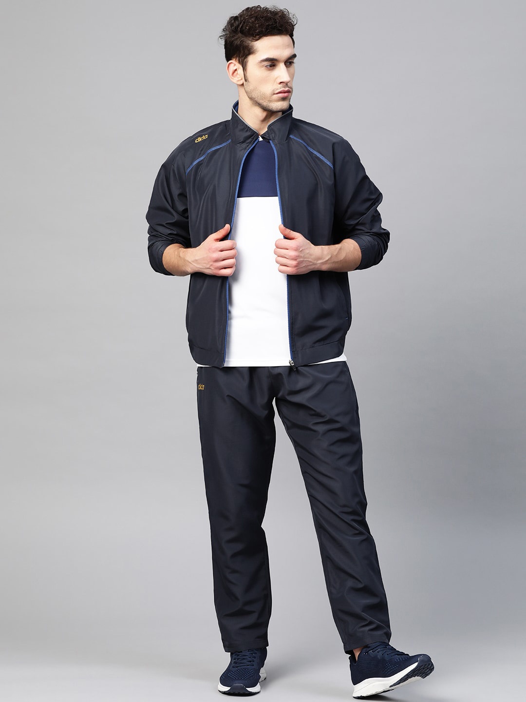 

DIDA Comfort-Fit Quick-Dry Stretchable Tracksuits, Navy blue
