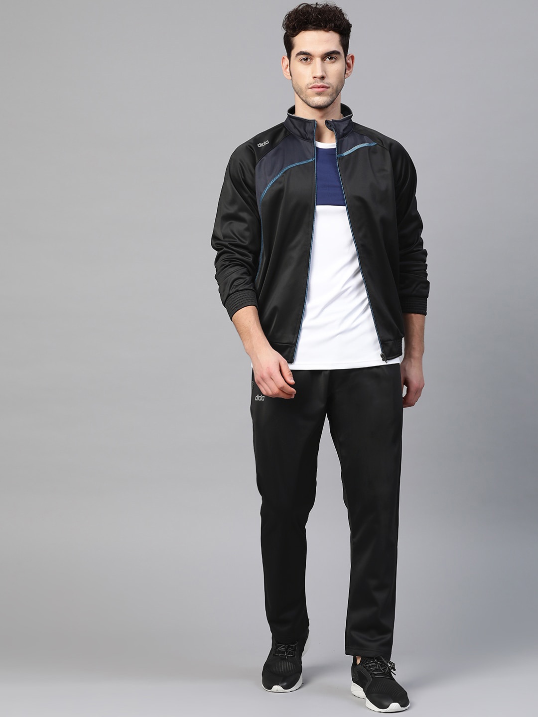 

DIDA Light Weight Quick-Dry Stretchable Tracksuits, Black