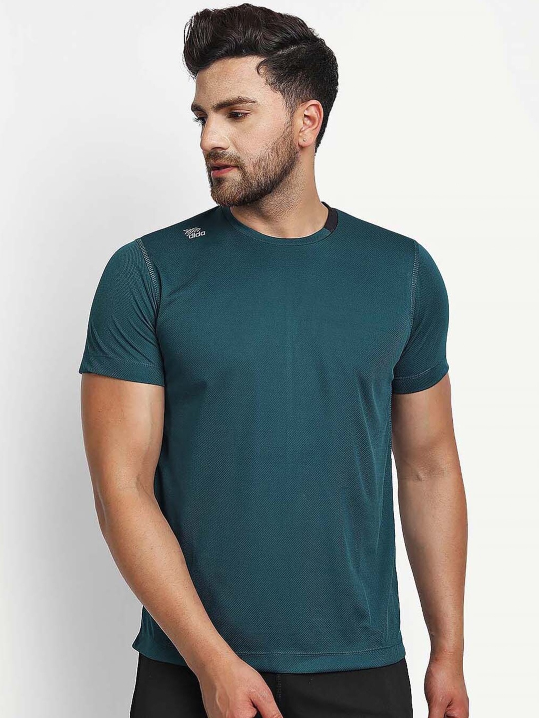 

DIDA Dry-Fit Light Weight Stretchable Sports Active Training T-Shirt, Green
