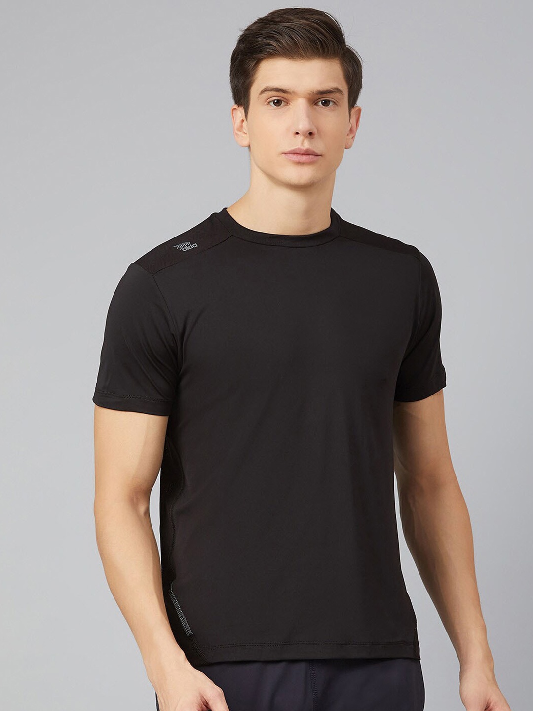 

DIDA Round Neck Dri-FIT T-shirt, Black