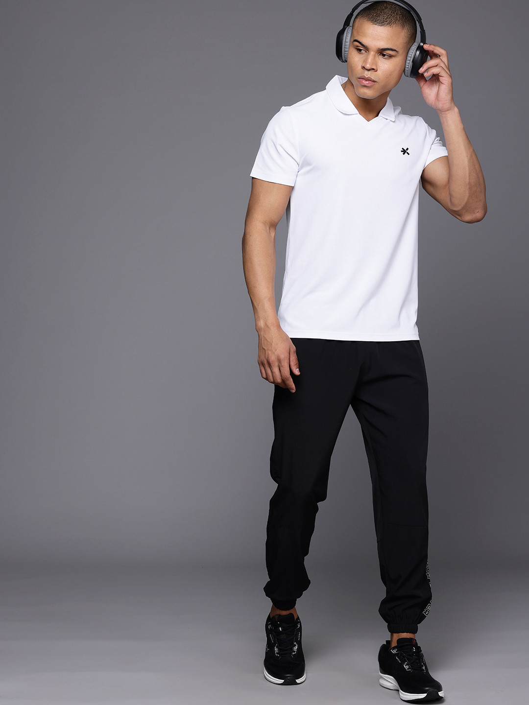 

HRX by Hrithik Roshan Men Polo Collar Sports T-shirt, White