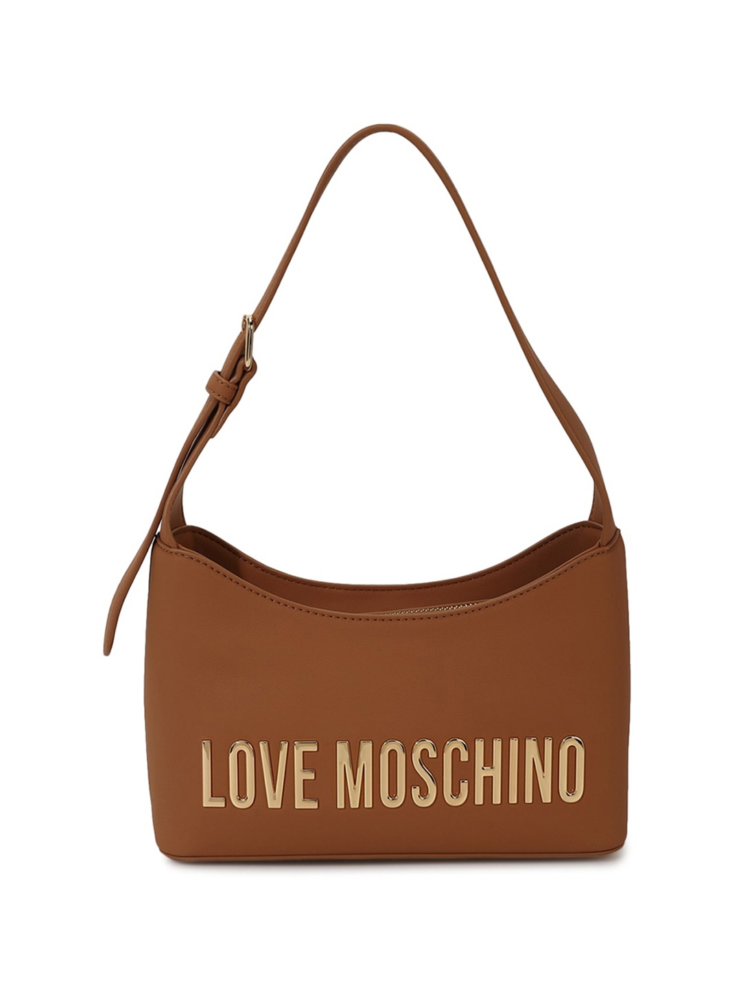 

LOVE MOSCHINO Structured Hobo Bag, Brown