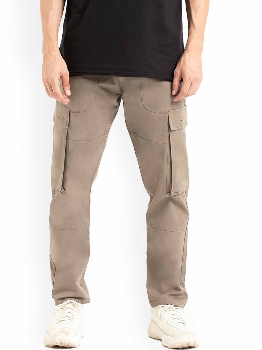 

Banana Club Men Slim-Fit Cotton Cargos, Green