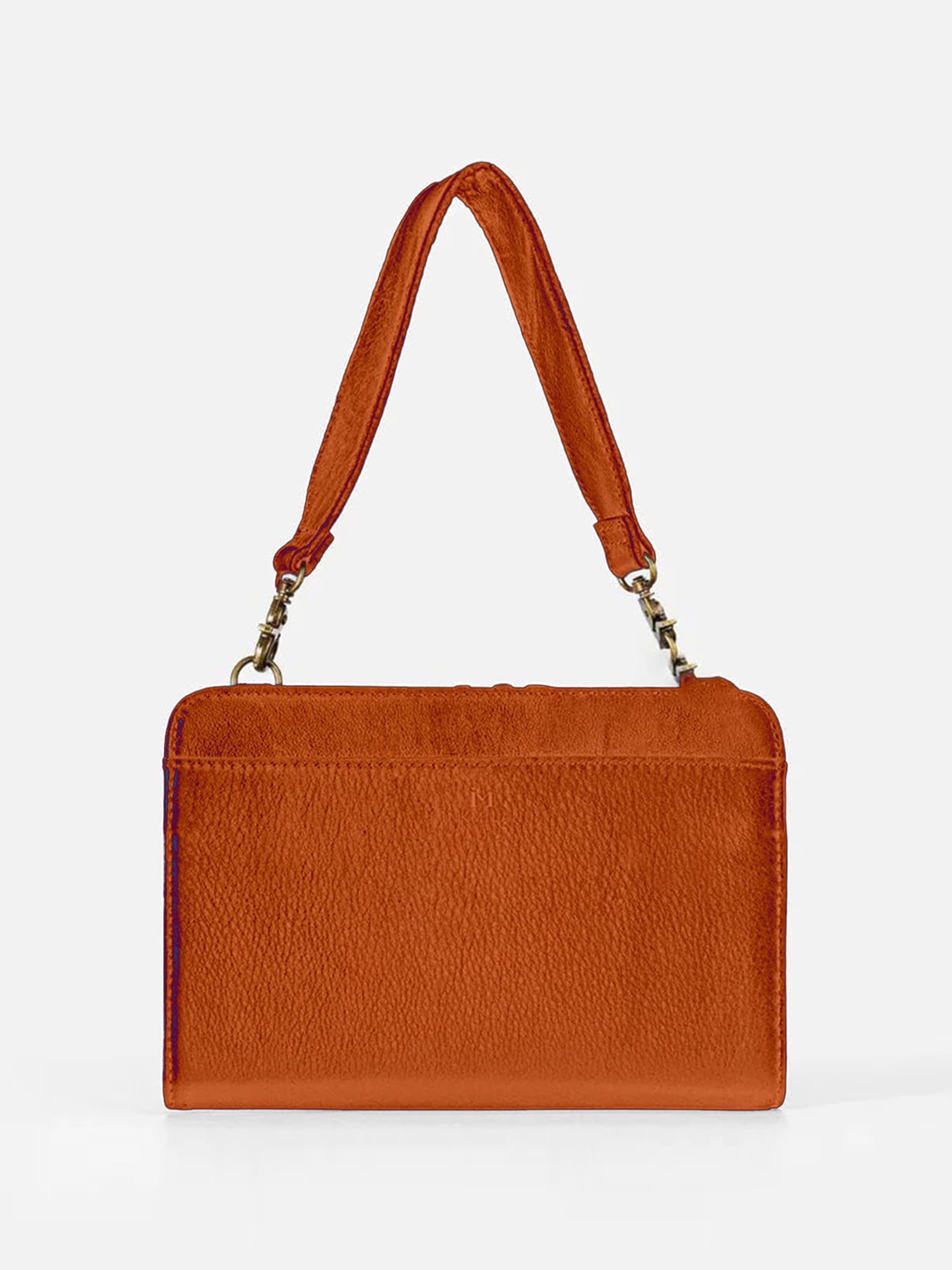 

INKMILAN Structured Handheld Bag, Brown