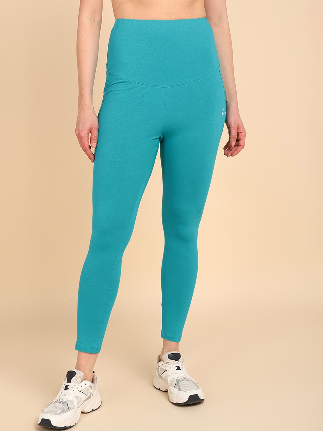 

House Of Zelena High Waisted Maternity Tights, Sea green