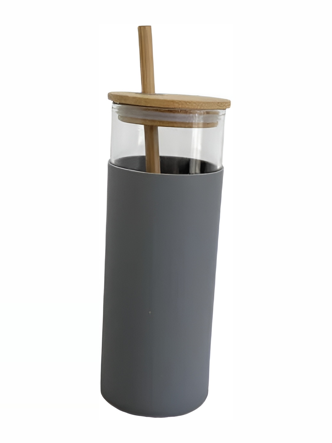 

WELOUR Grey Glass Water Bottle 480 ml