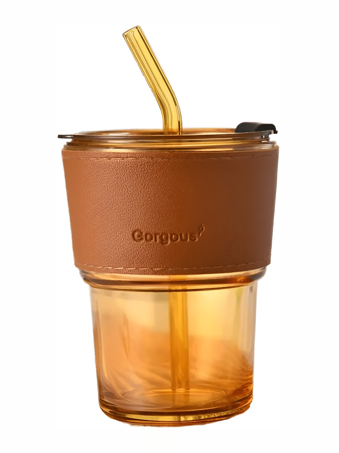

WELOUR Brown Glass Water Bottle 350 ml