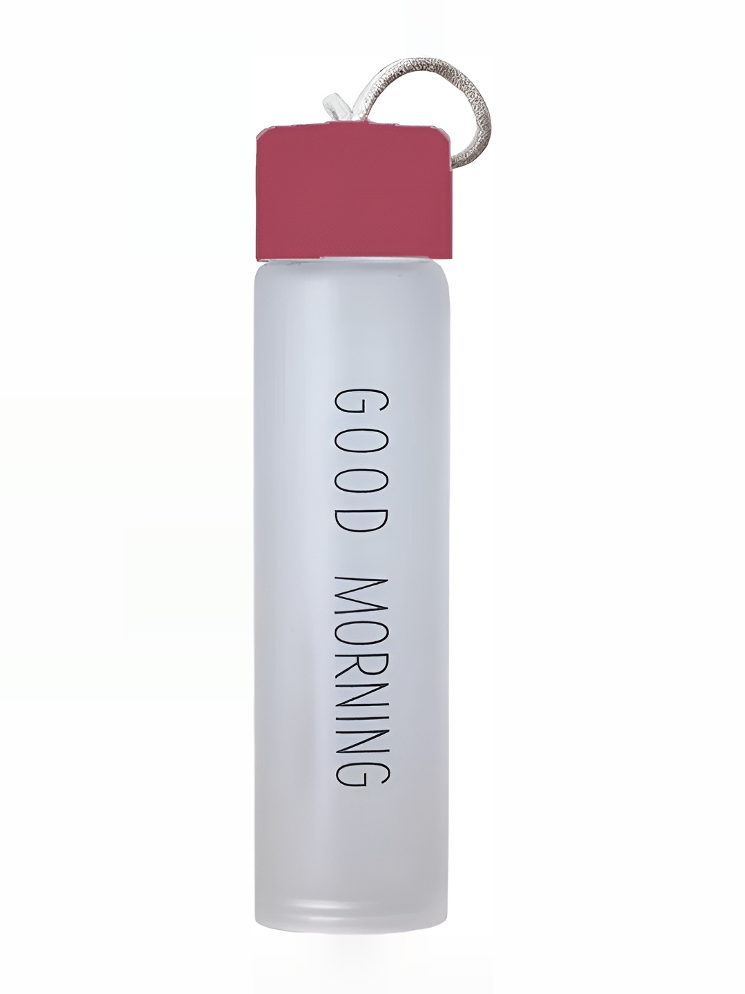 

WELOUR Maroon & Grey Printed Glass Water Bottle 400ml