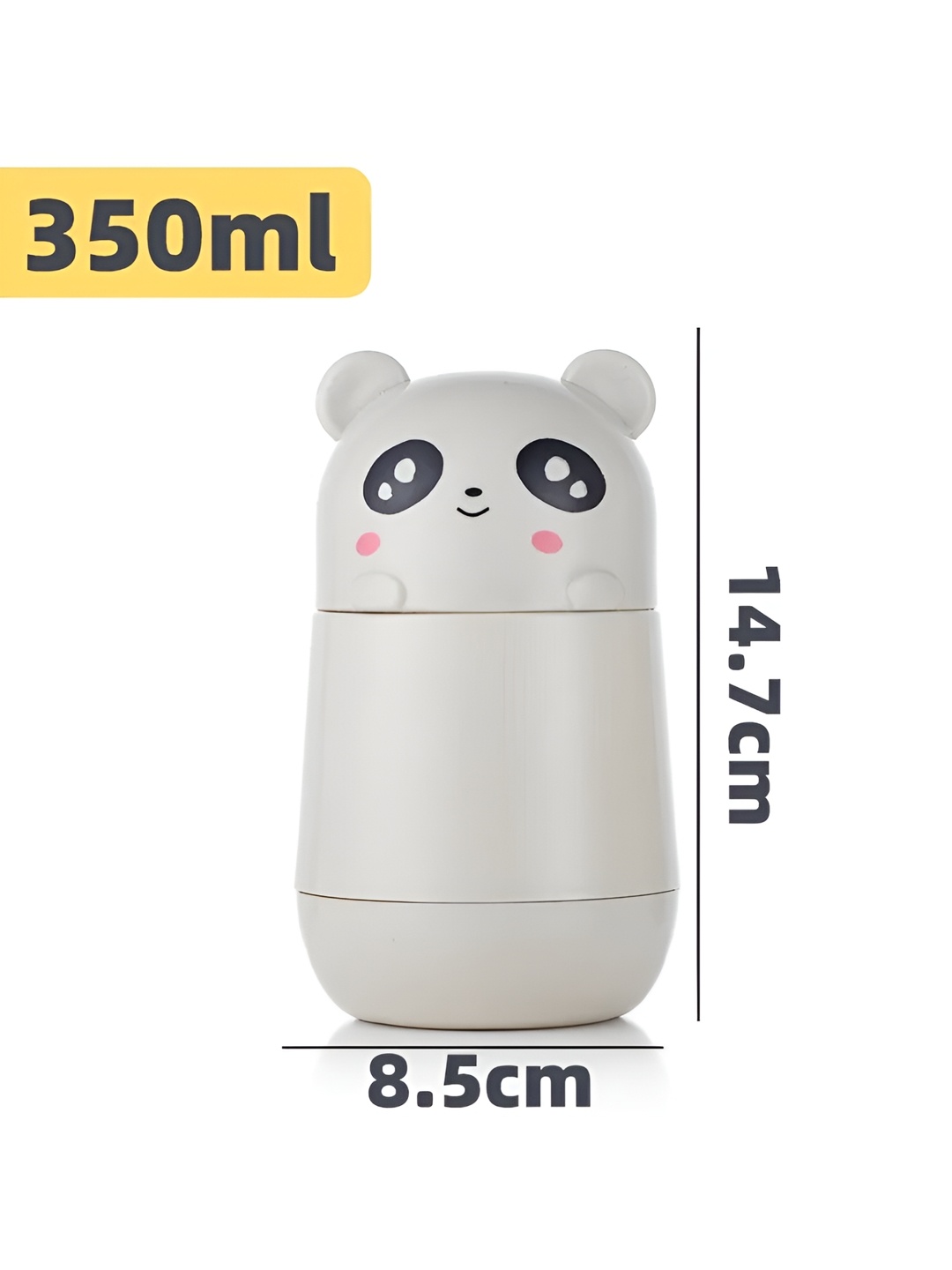 

WELOUR Grey Glass Water Bottle 350 ml