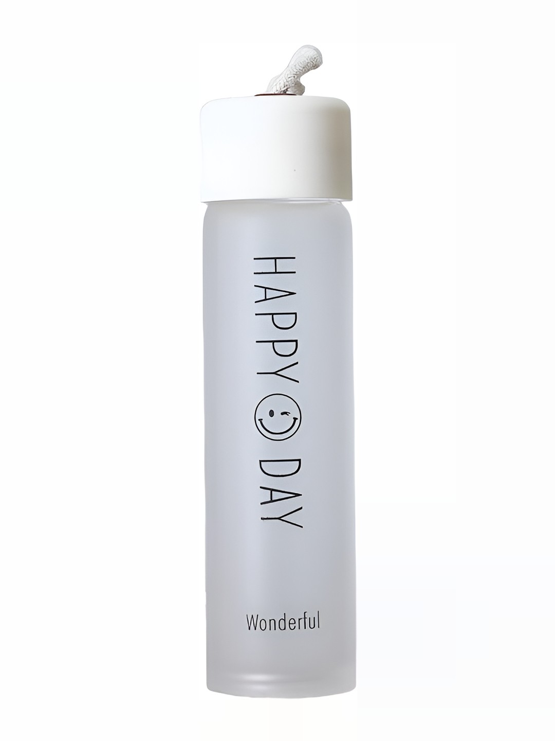 

WELOUR White Typography Printed Water Bottle 500 ml