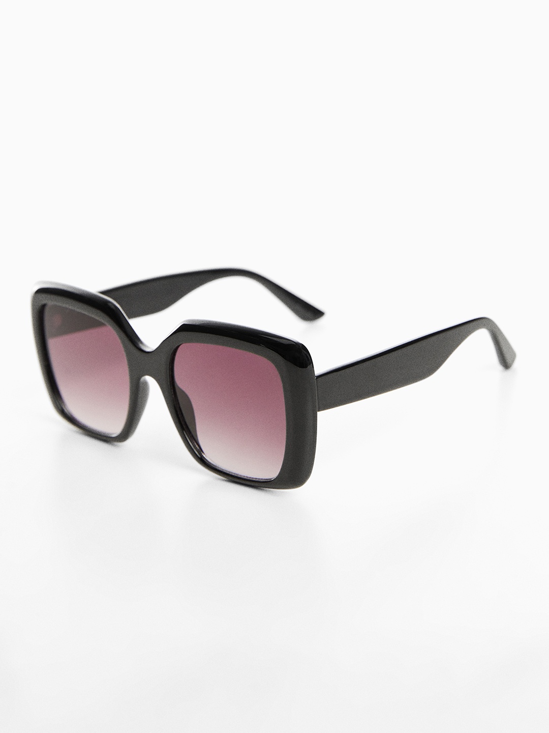 

MANGO Women Oversized Sunglasses with UV Protected Lens, Brown