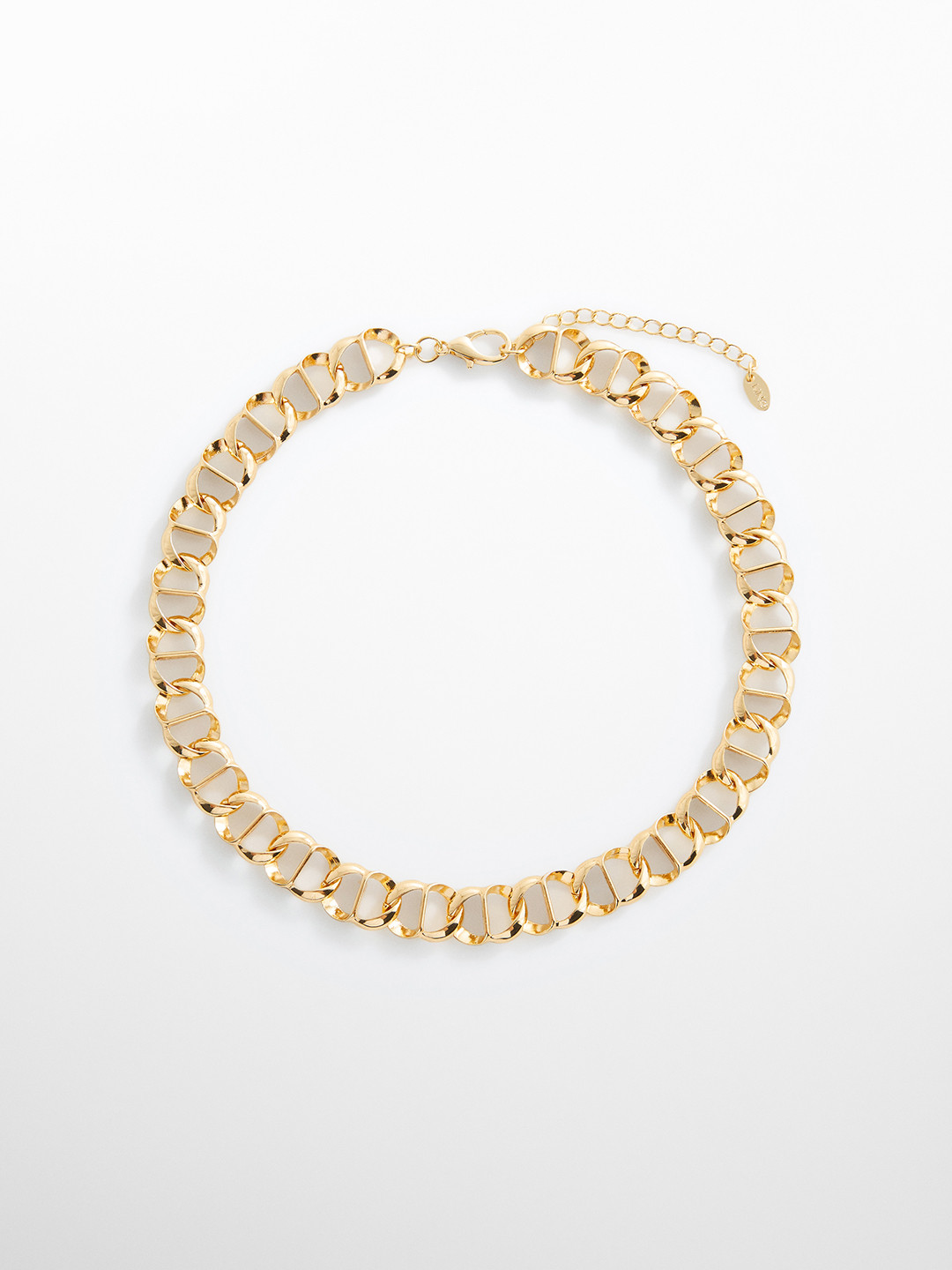 

MANGO Chain Design Necklace, Gold