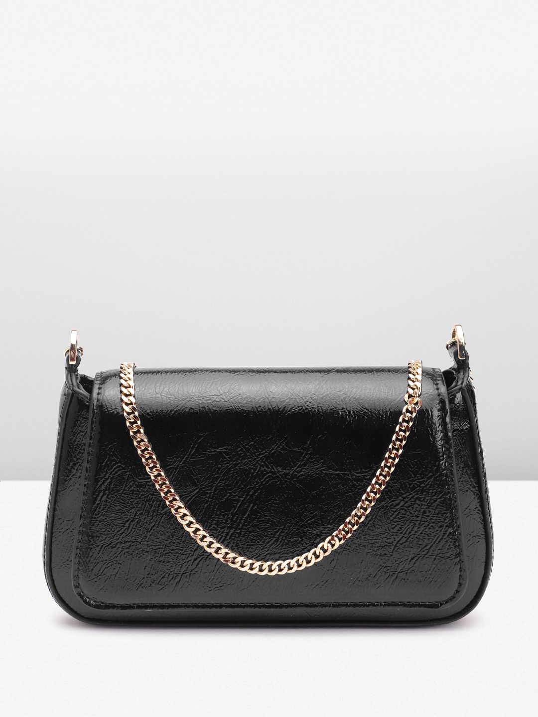 

MANGO Structured Sling Bag, Black