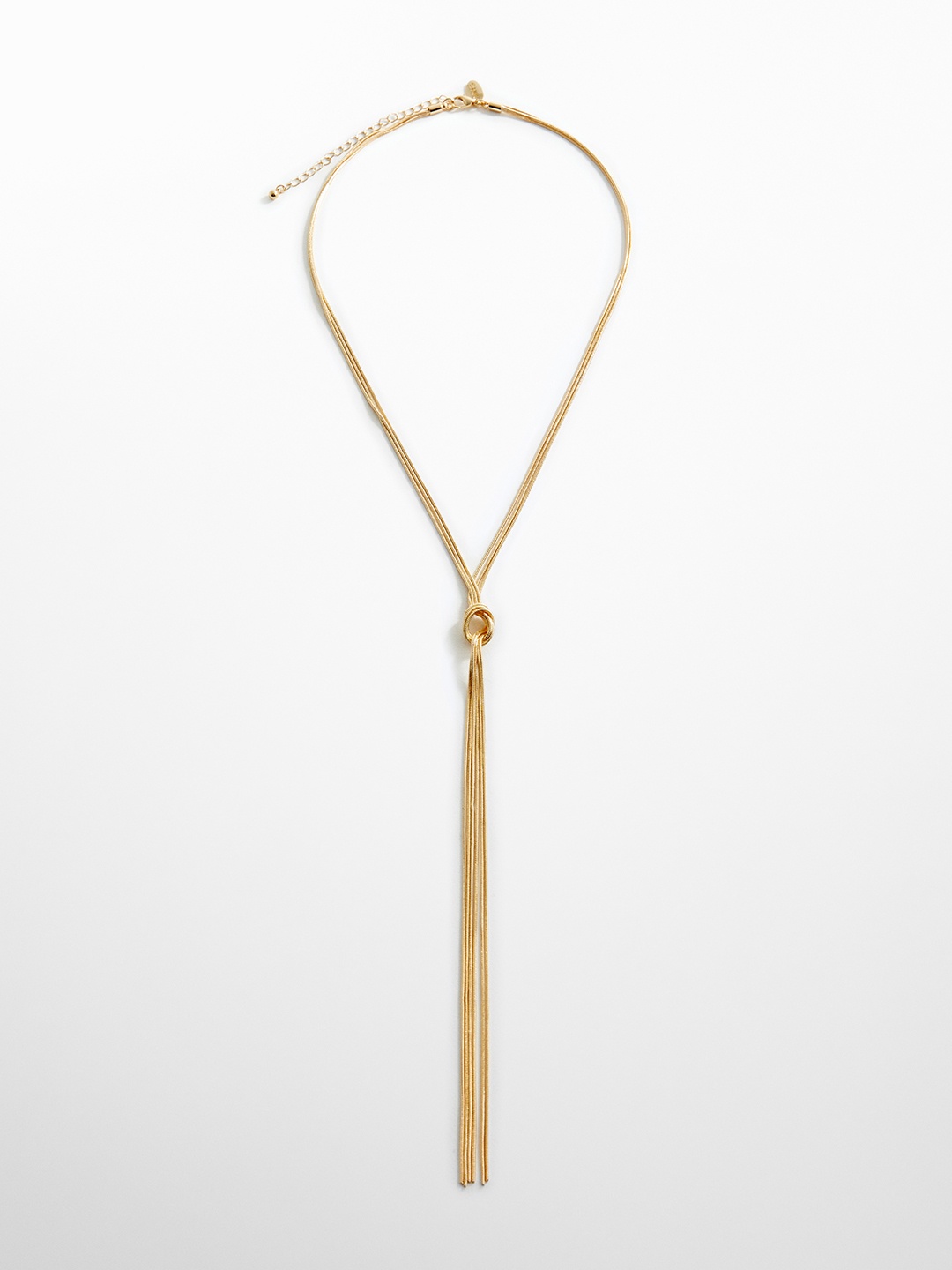 

MANGO Knot Design Necklace, Gold
