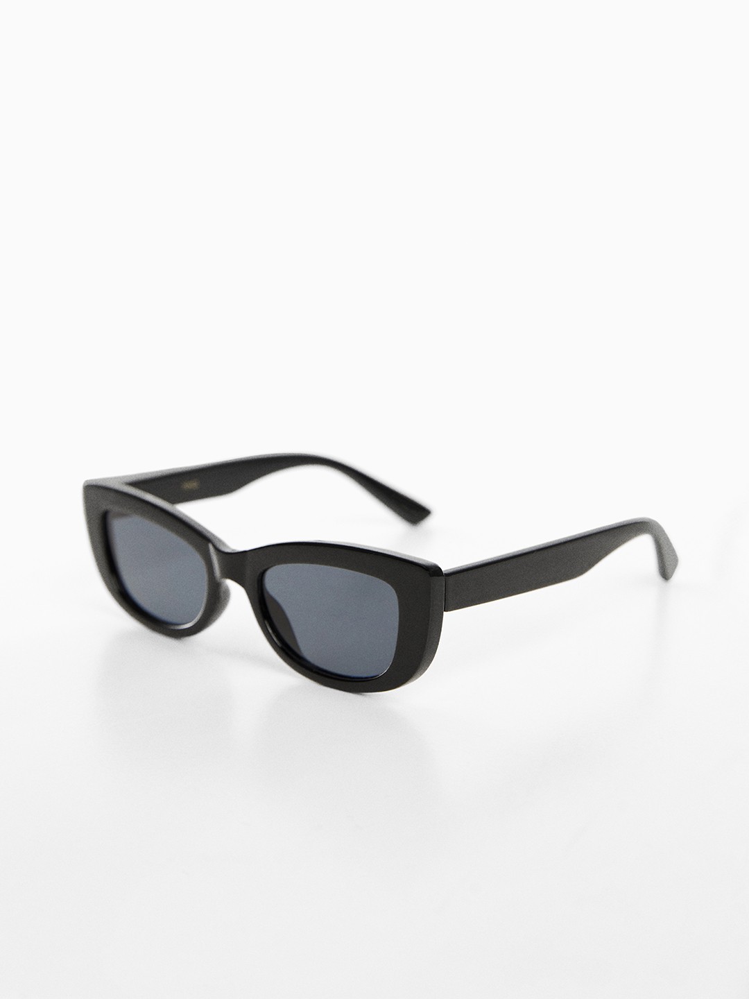

MANGO Women Rectangle Sunglasses with UV Protected Lens, Black