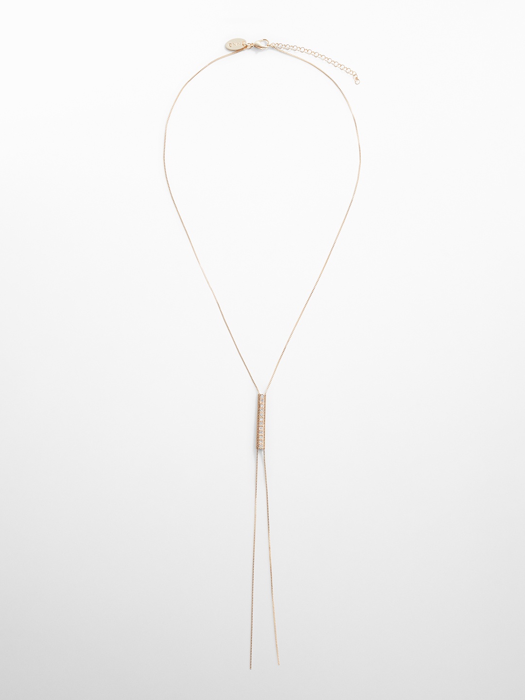 

MANGO Embellished Chain, Gold