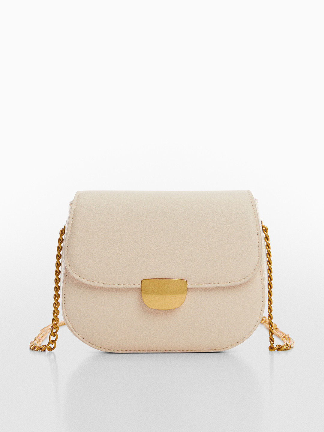 

MANGO Structured Sling Bag, Off white