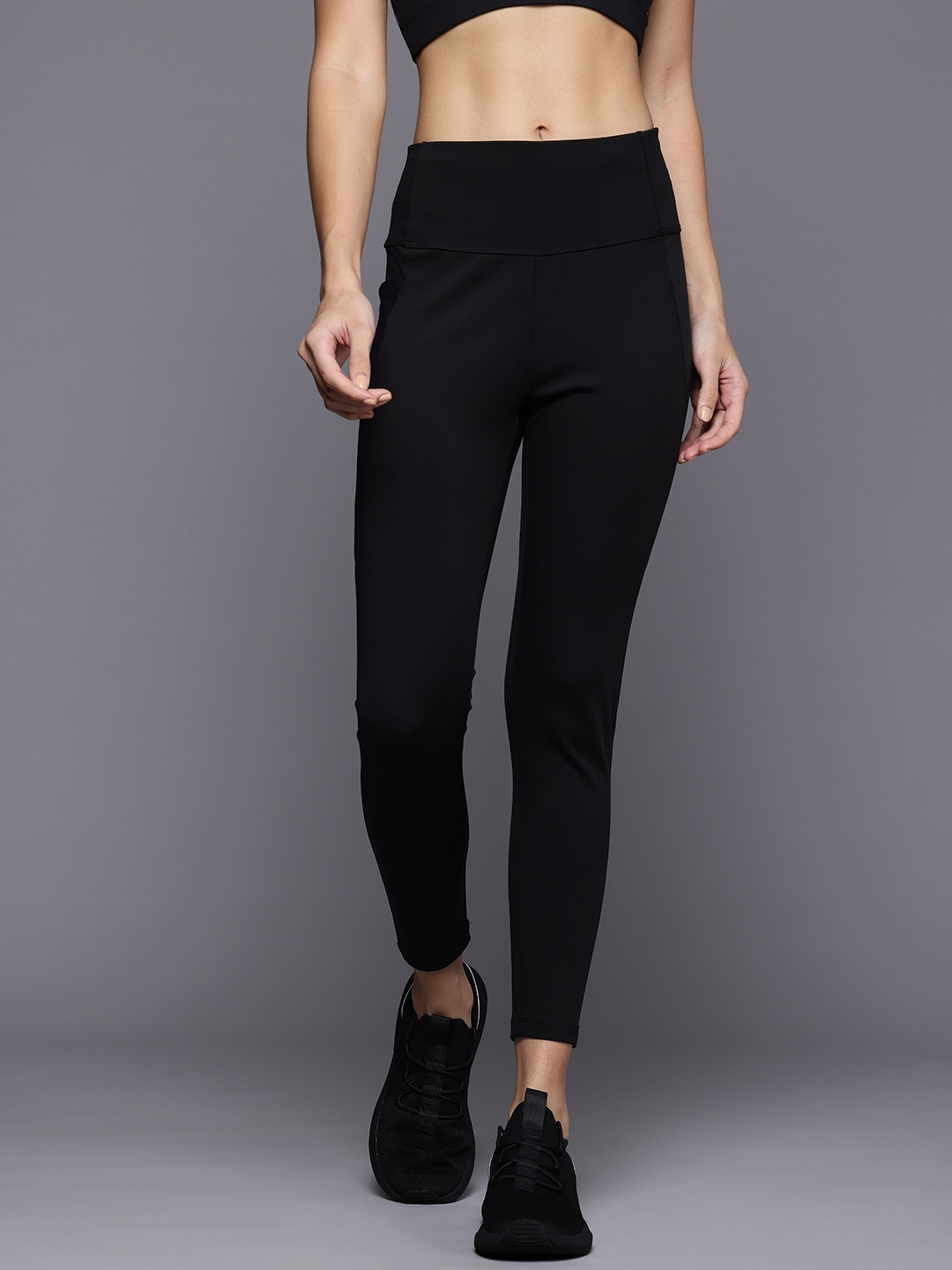 

HRX by Hrithik Roshan Running Tights, Black