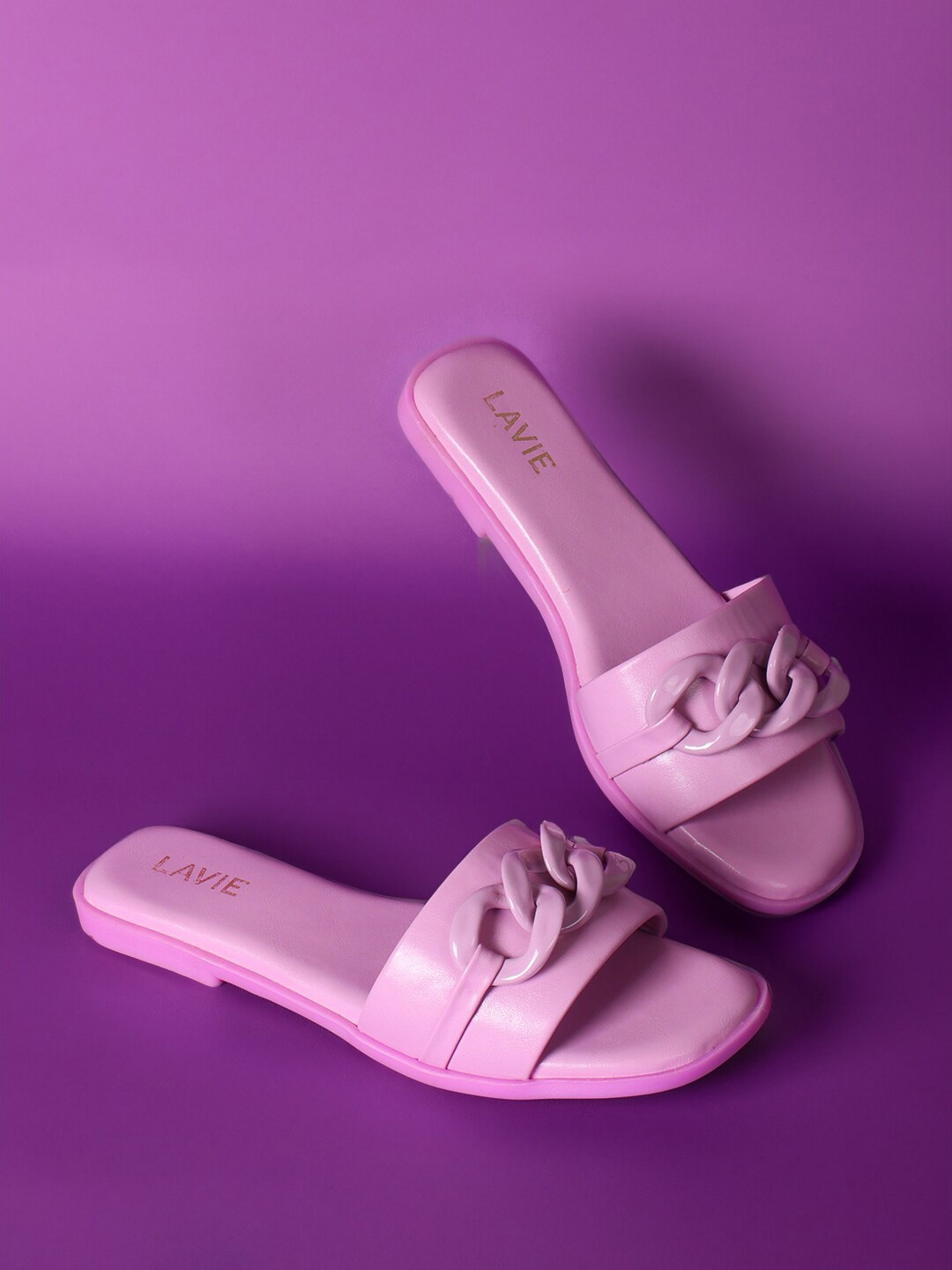 

Lavie Embellished Open Toe Flats, Purple