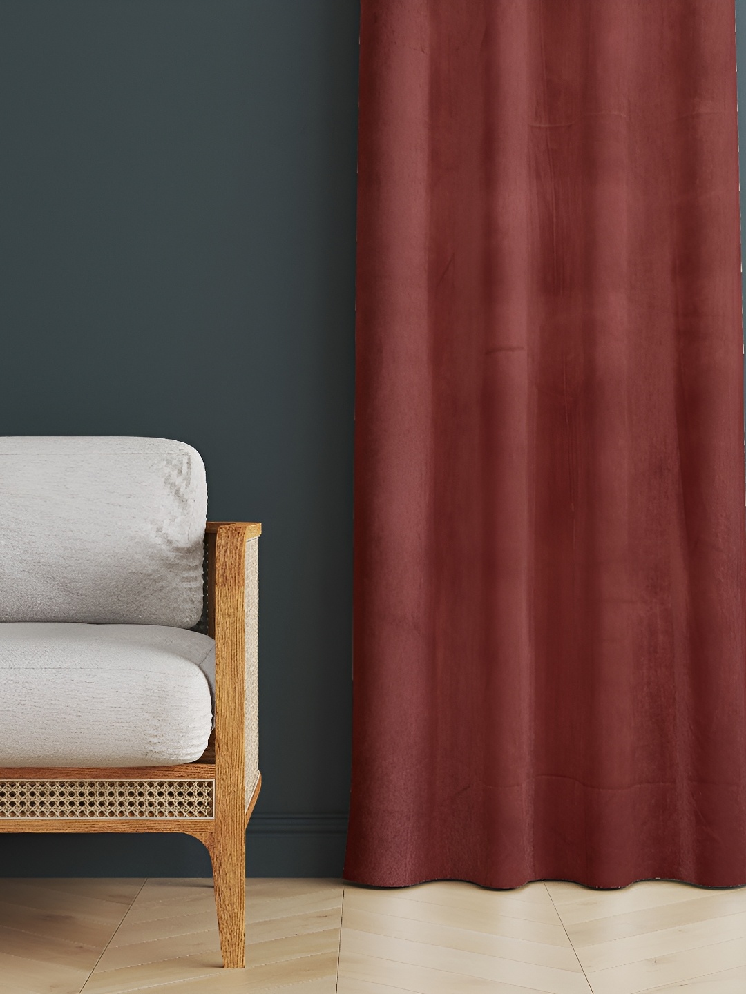 

Galaxy Home Decor Brown Room Darkening Long Door Curtain