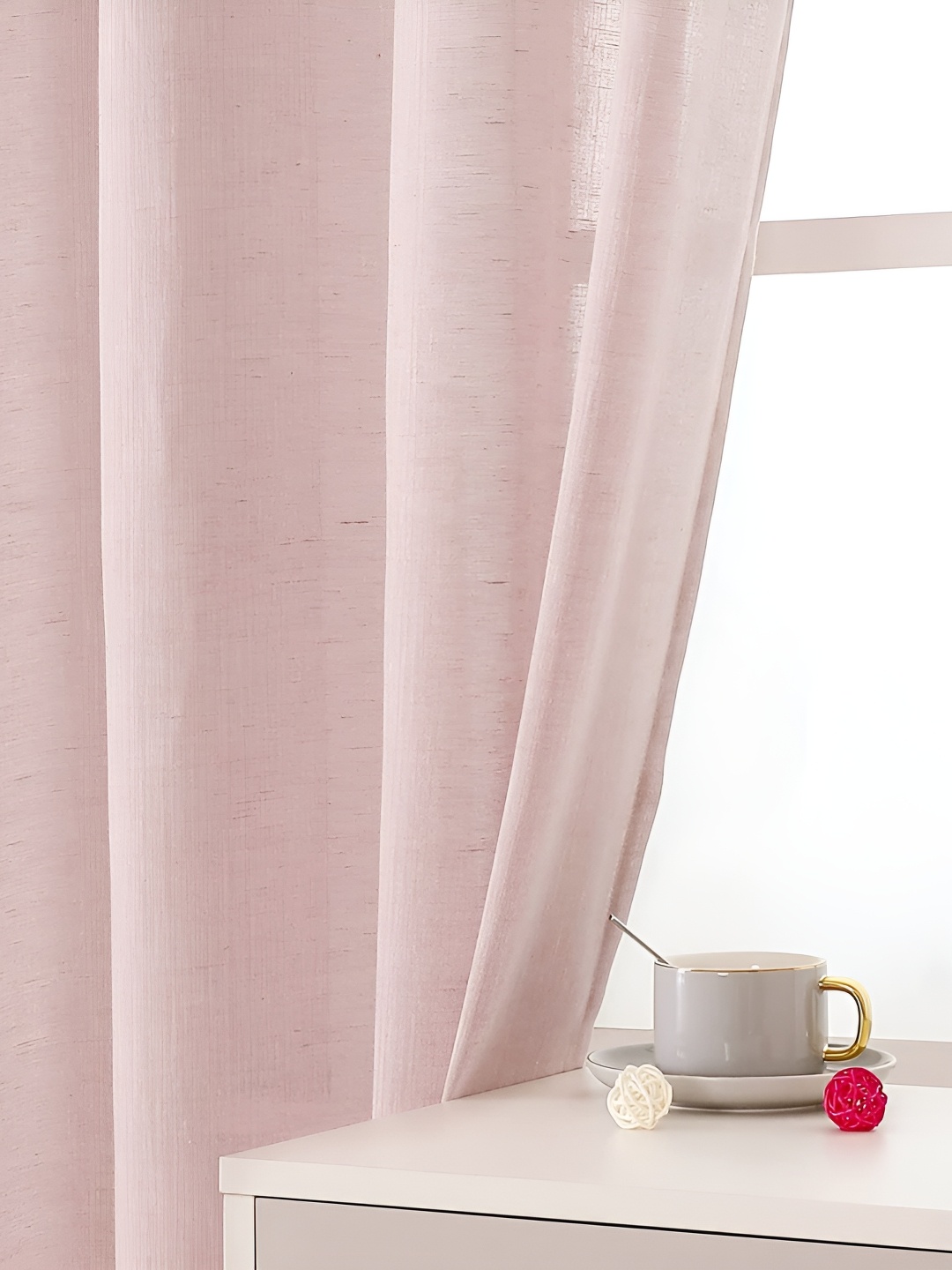 

Galaxy Home Decor Pink Room Darkening Door Curtain