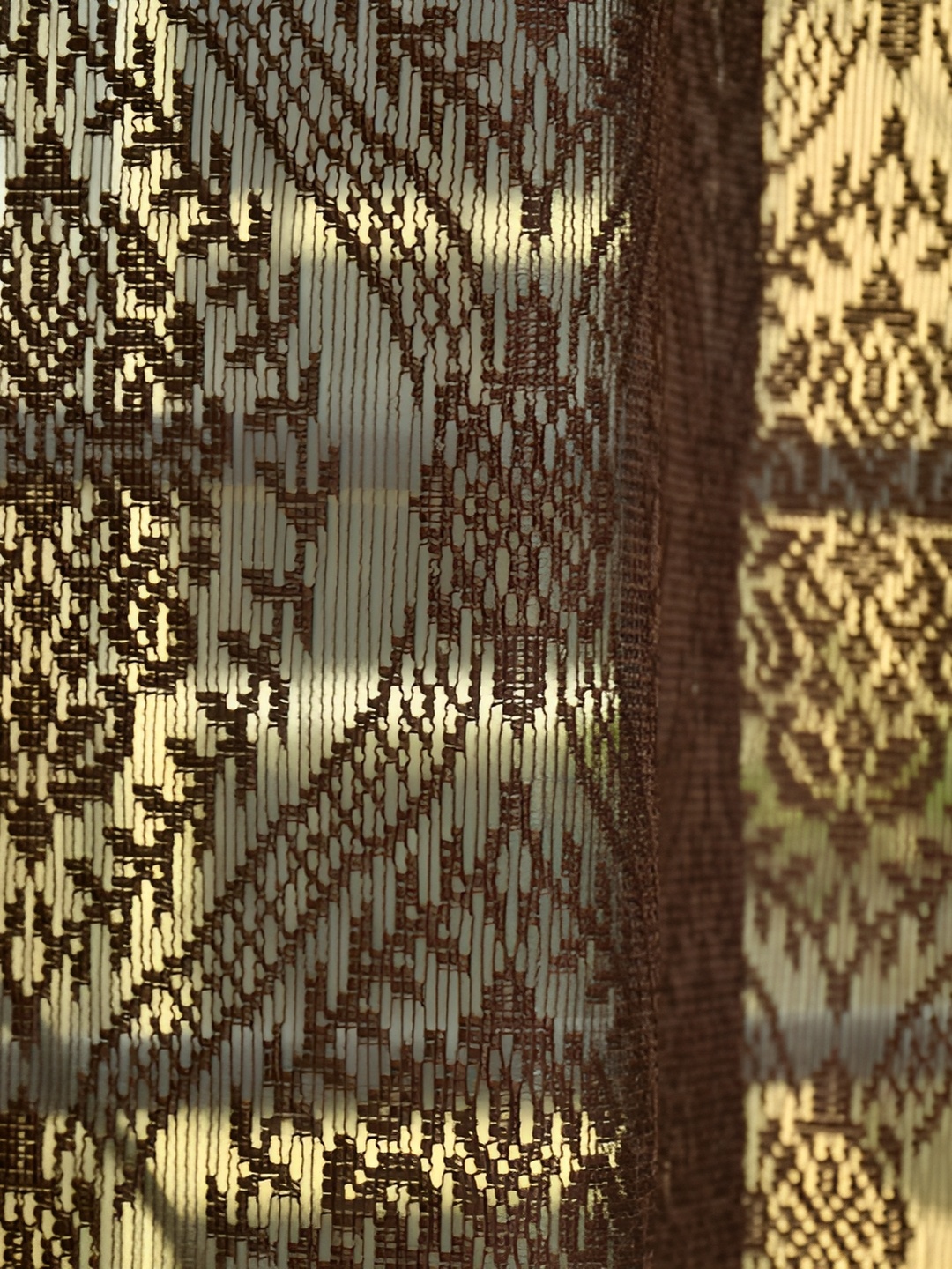 

Galaxy Home Decor Brown Floral Room Darkening Window Curtain