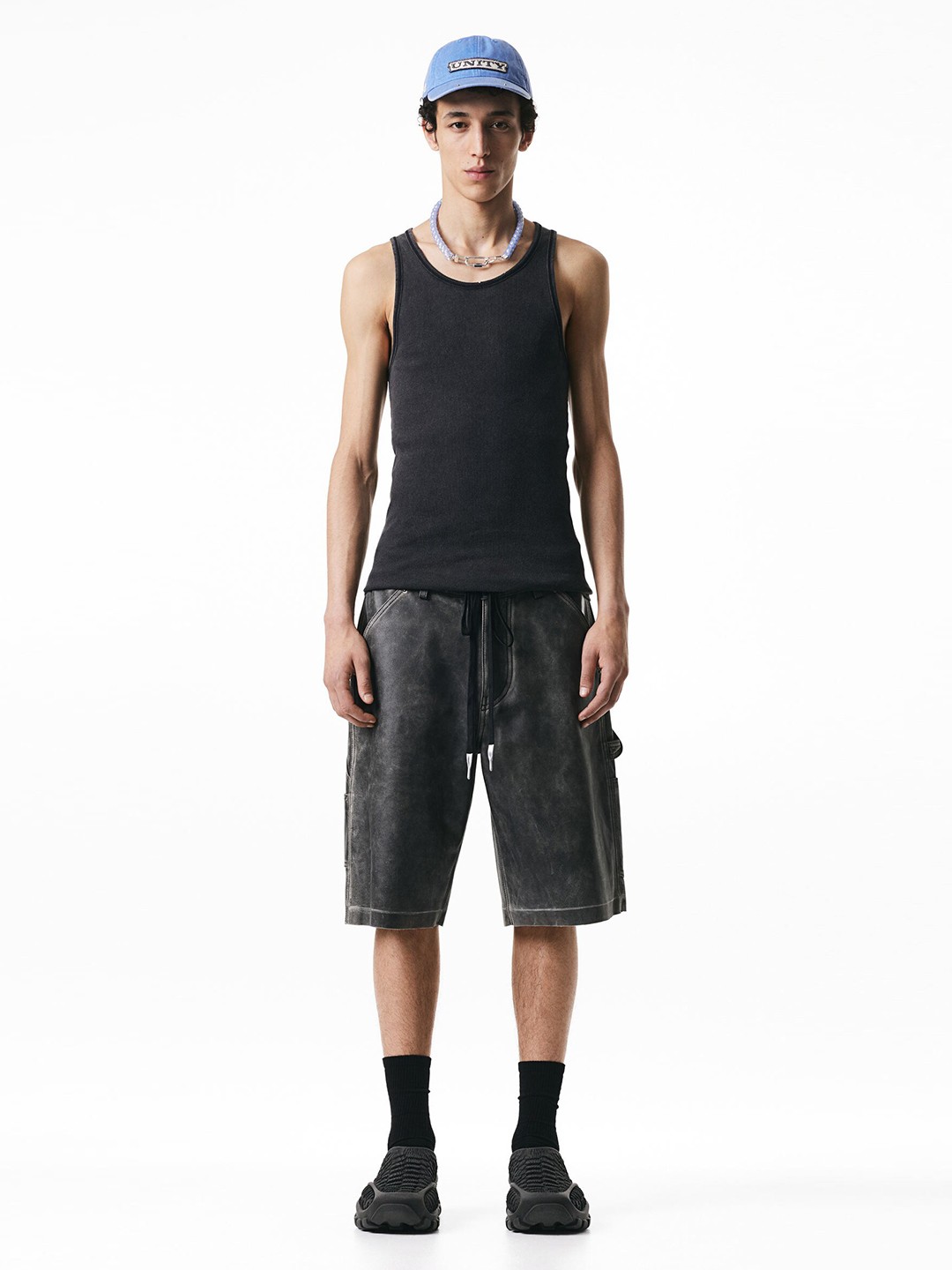 

H&M Ribbed Vest Top, Black