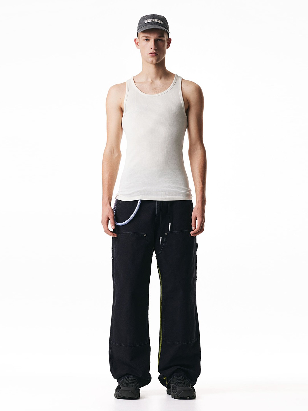

H&M Ribbed Vest Top, White