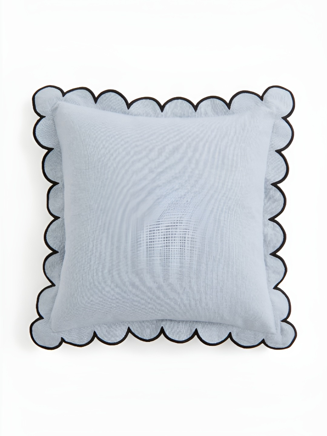 

H&M Blue Linen-Blend Cushion Cover