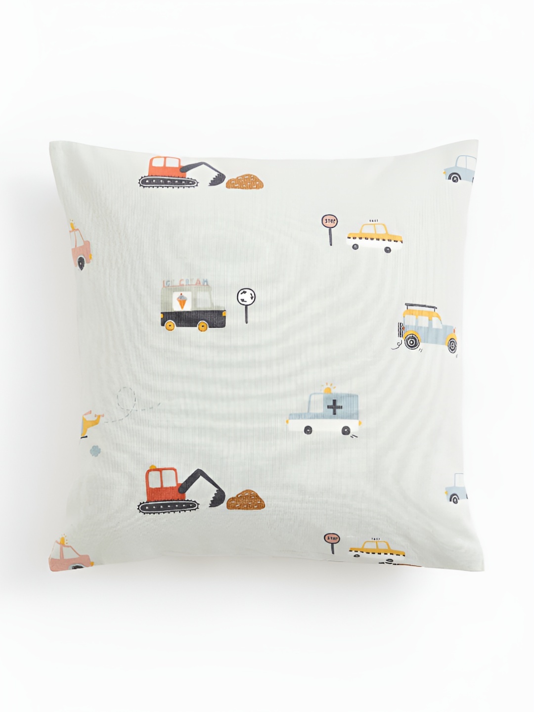 

H&M Green Spotted Cotton Cushion Cover