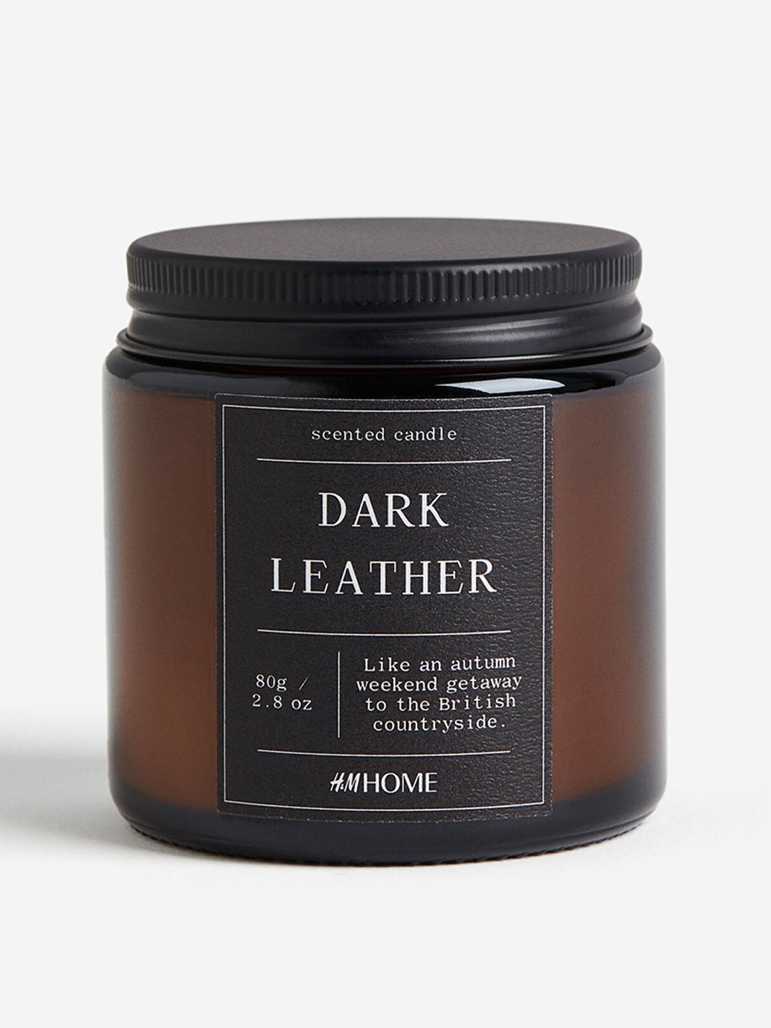 

H&M Black Small Scented Candle in Glass Holder