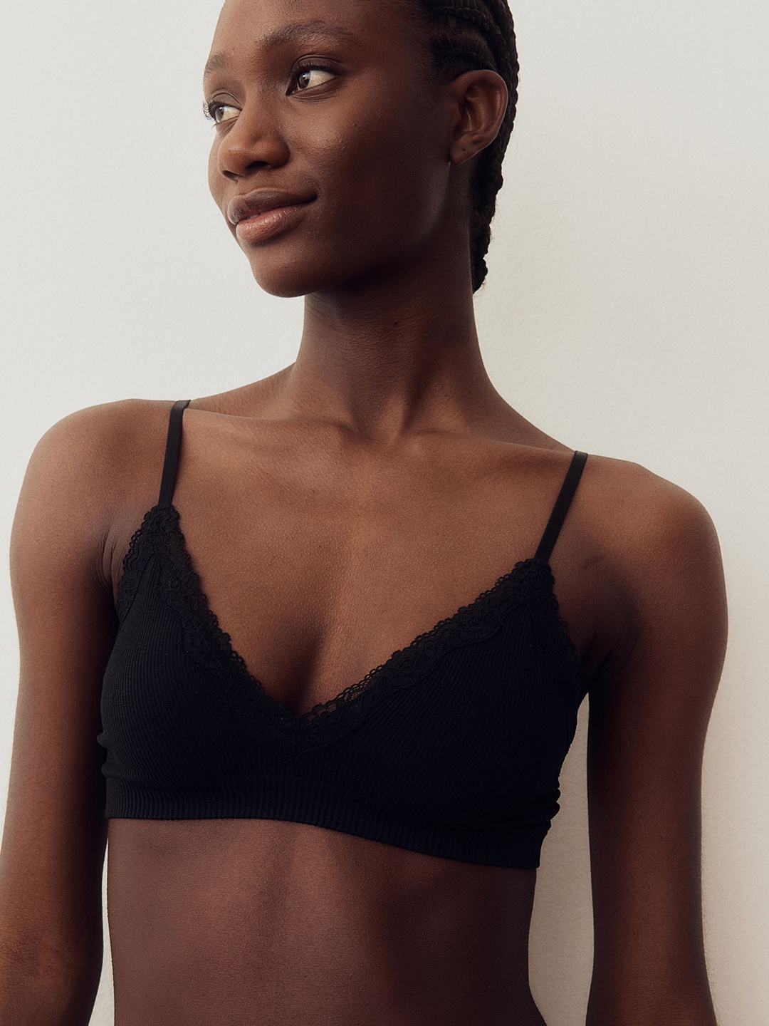

H&M Seamless Soft Bra, Black