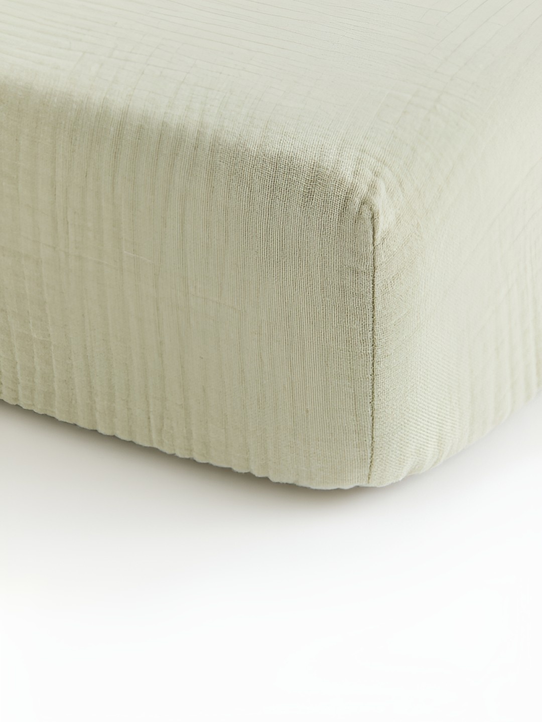 

H&M Green Muslin Cot Fitted Sheet