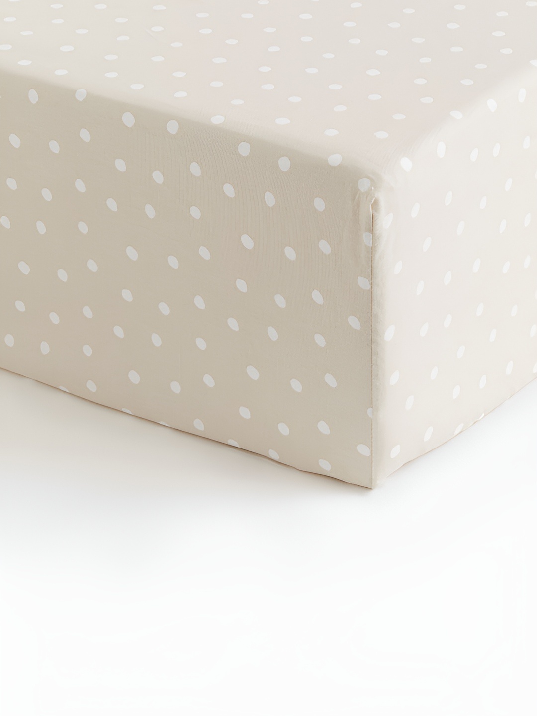 

H&M Beige Patterned Cotton Fitted Sheet