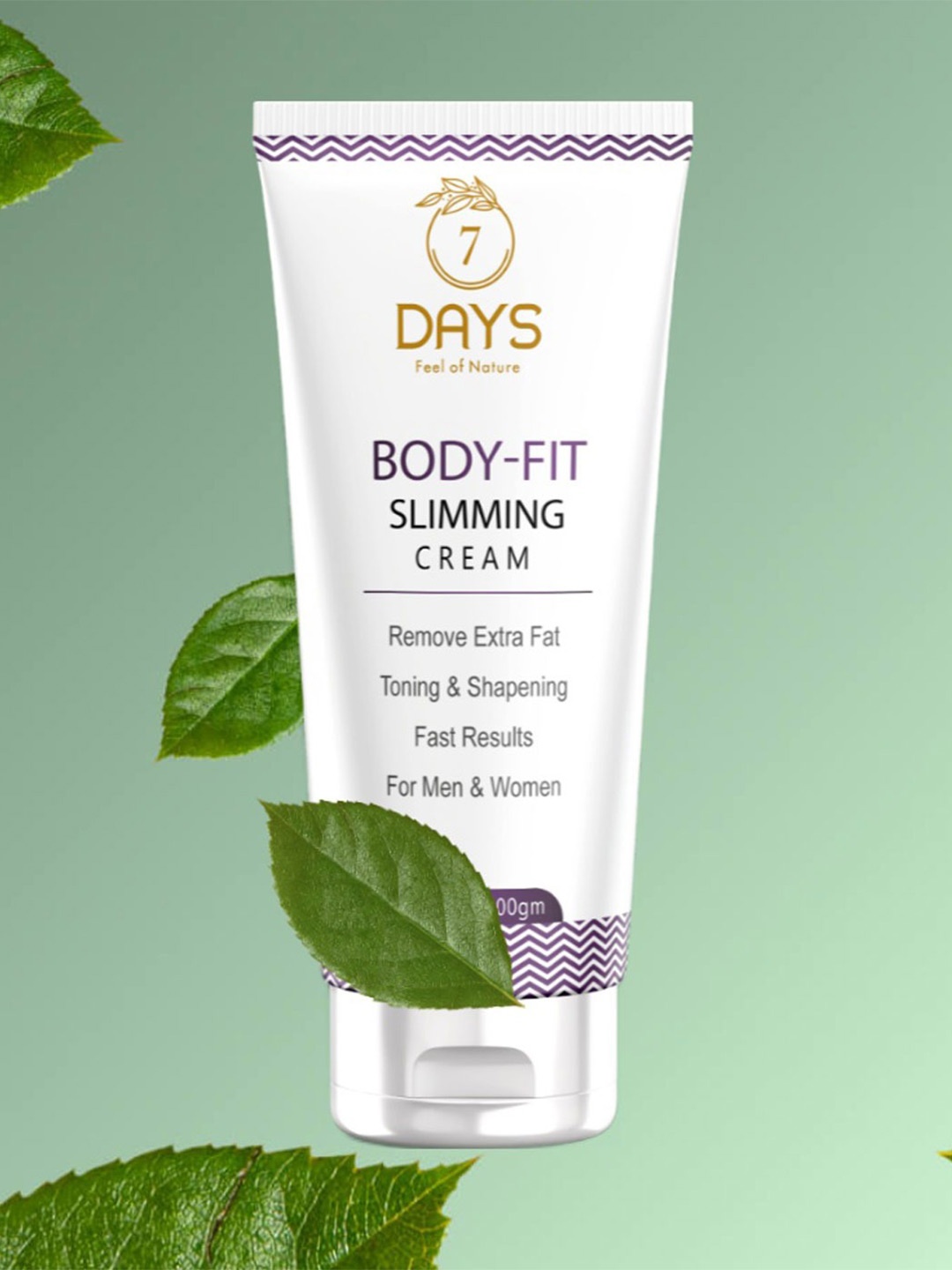 

7 DAYS Feel Of Nature Body Fit Slimming Cream Eliminates Stubborn Fat - 100g, White