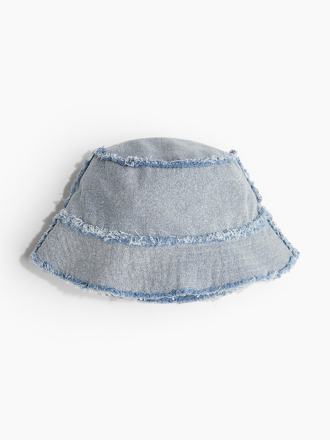 

H&M Women Pure Cotton Bucket Hat, Blue