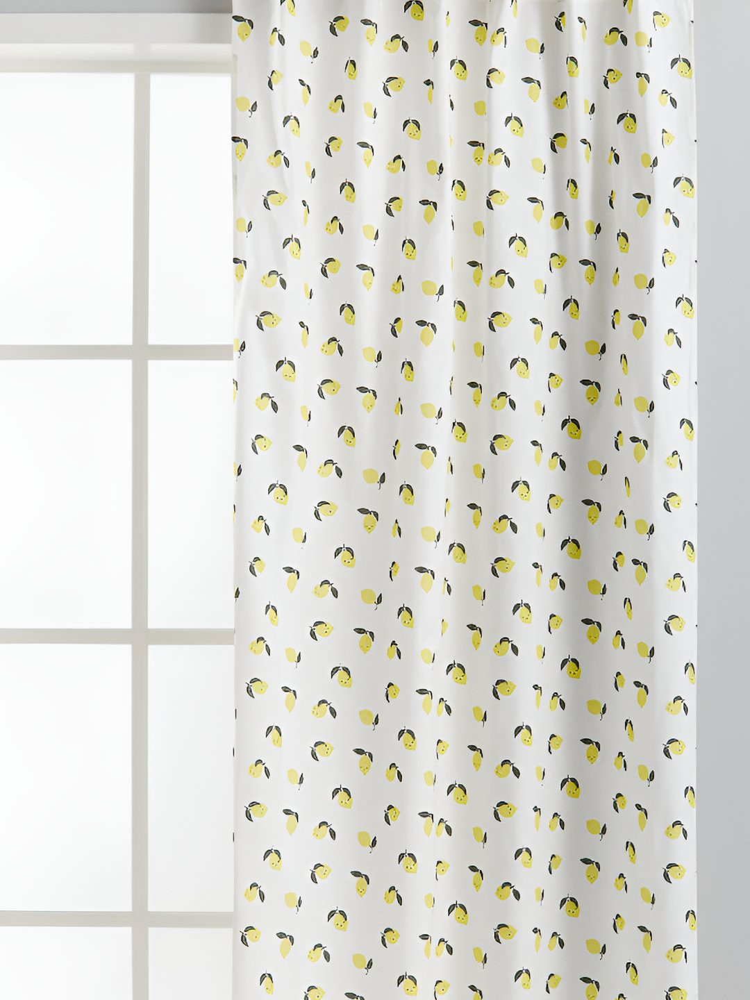 

H&M White 2-Pack Patterned Cotton Curtains